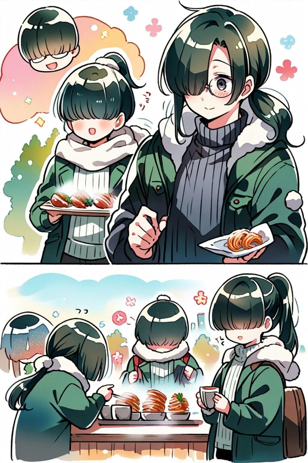 焼きそばパンの試食