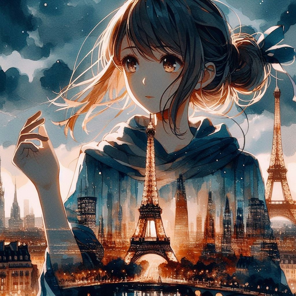 旅行の思い出～パリの夜