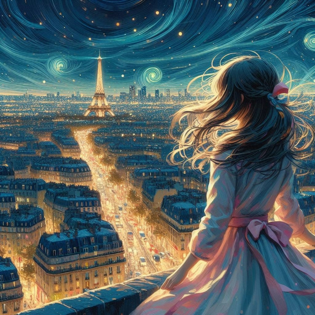 旅行の思い出～パリの夜