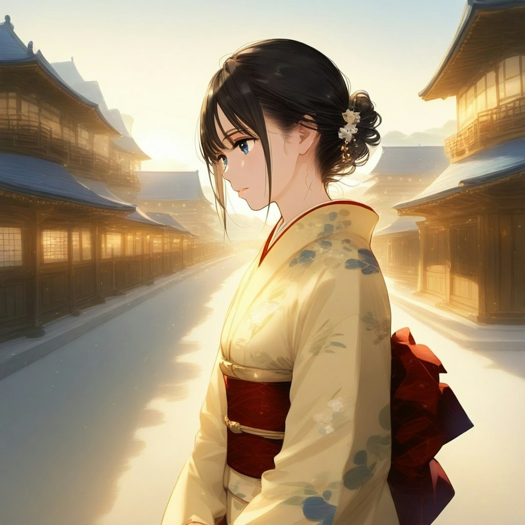 古風な女の子