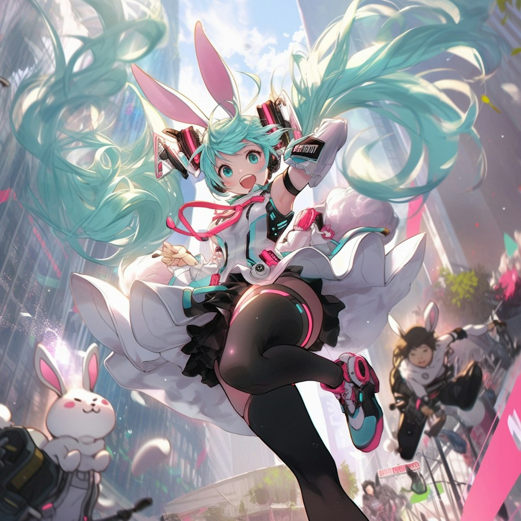 うさおいし初音ミク🐇