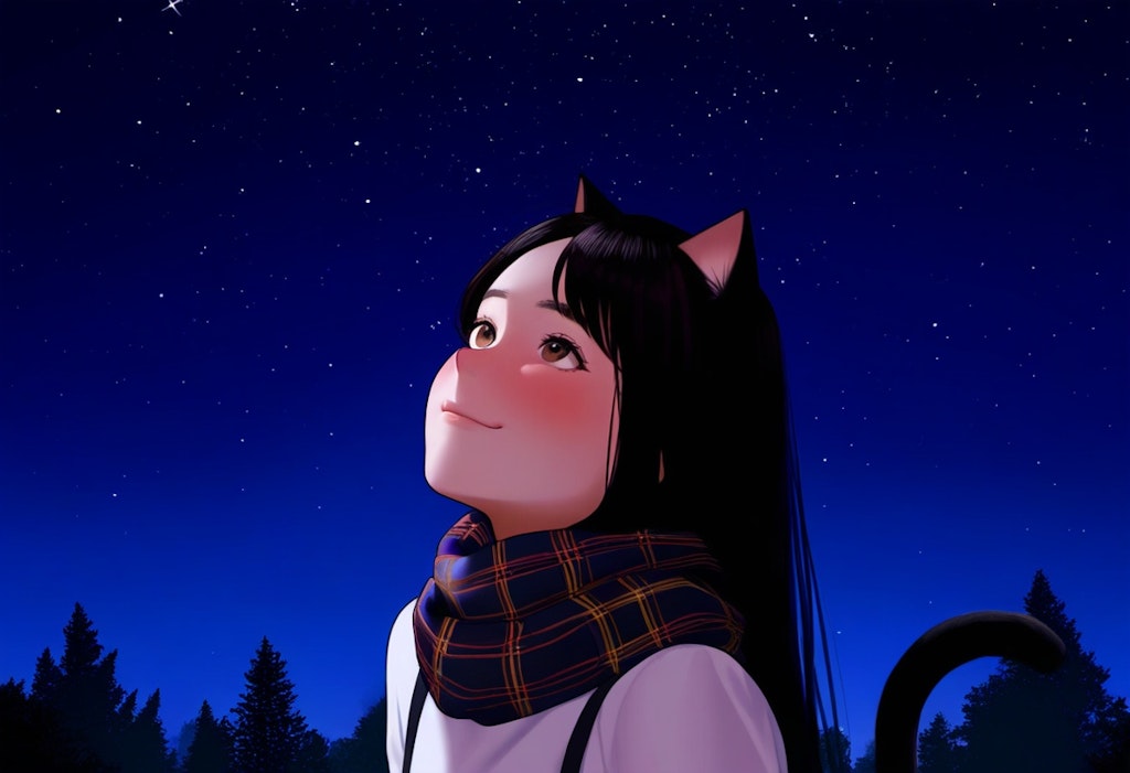 星に願いを (猫少女)