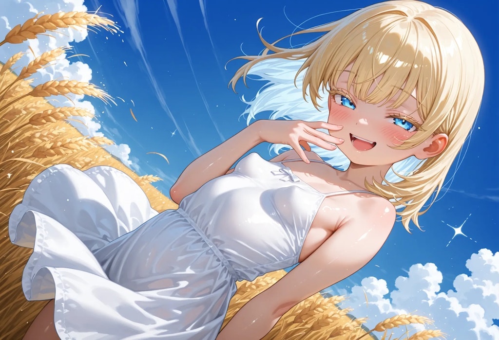 なんかエモい小麦畑シーン