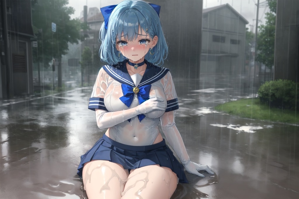雨✕セーラー戦士風