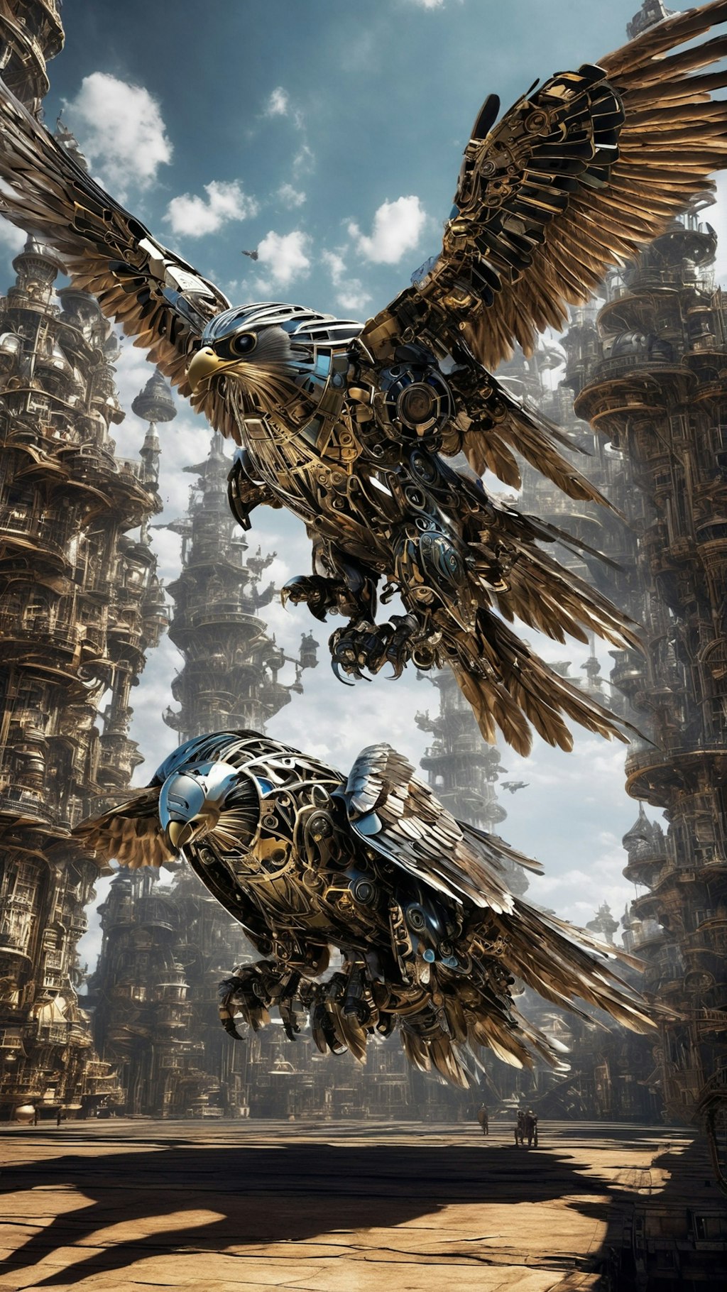 Mechanical Falcons: A Grand Journey Beyond Reality
