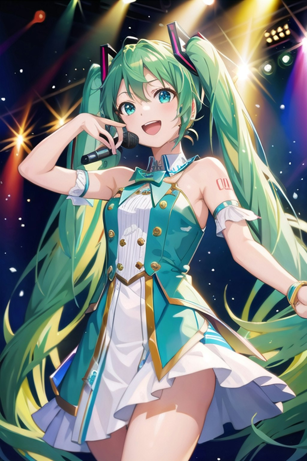 ライブで歌う初音ミク