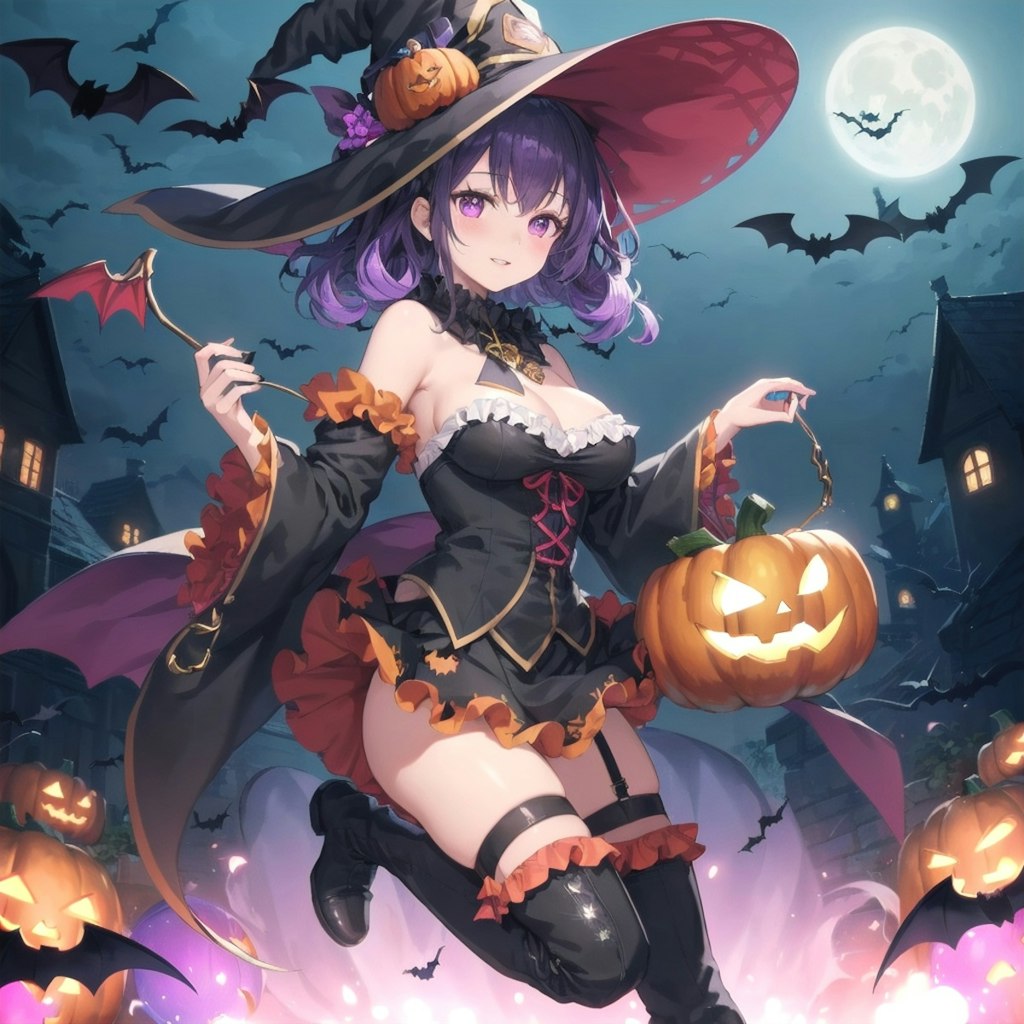 ハロウィンの魔女🎃🦇