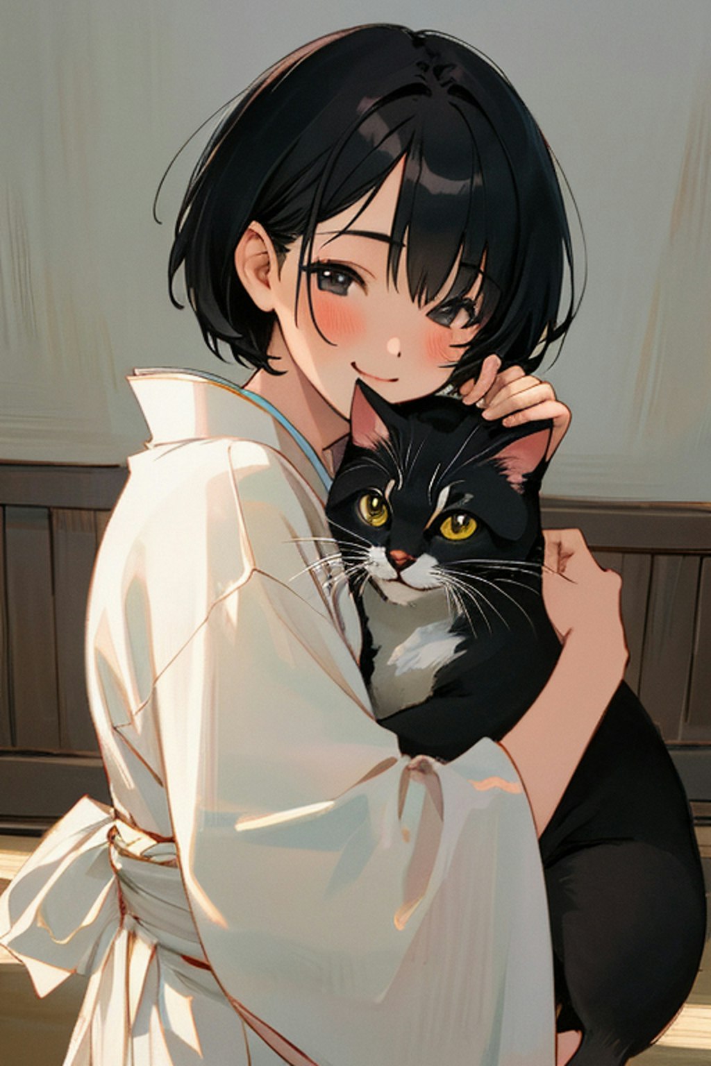 初出　うちの子と猫