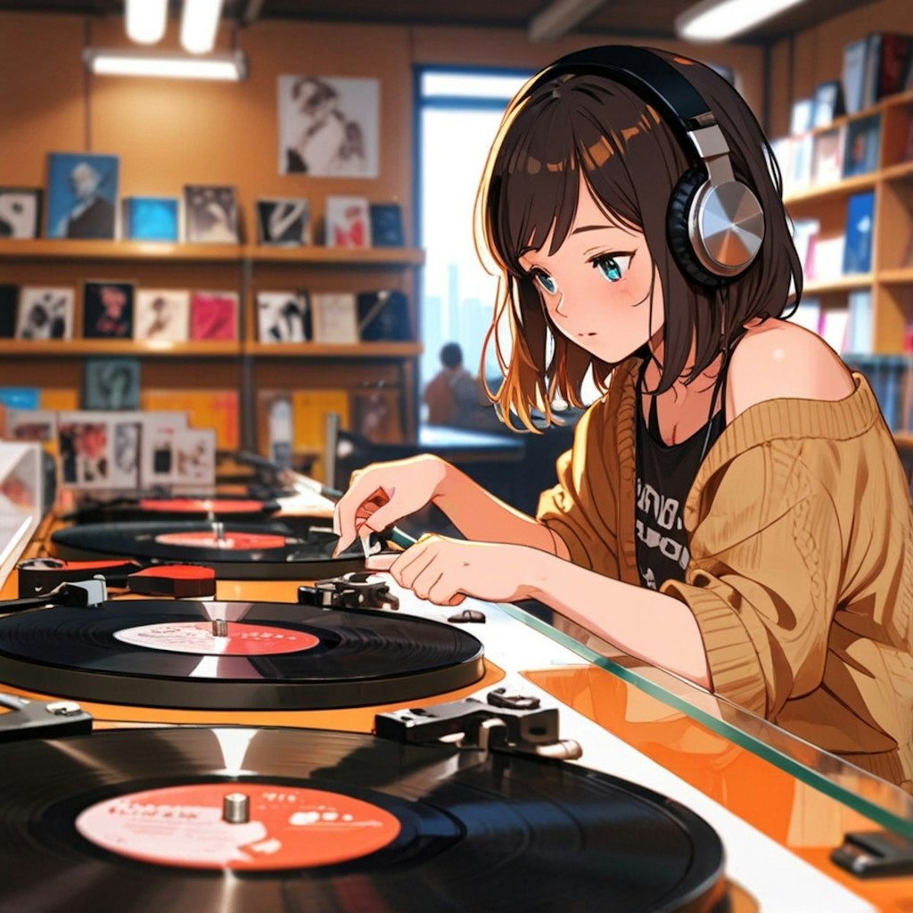 レコード発掘