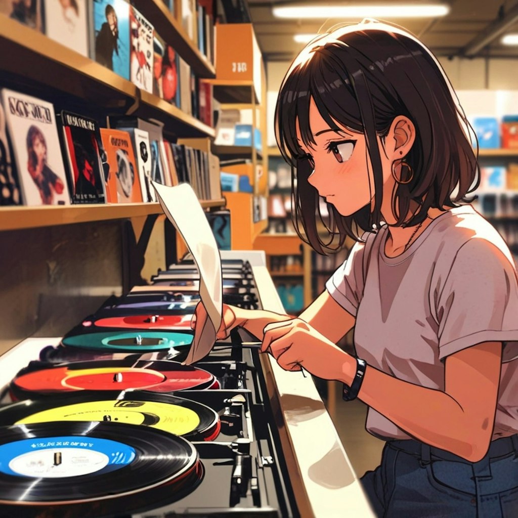 レコード発掘