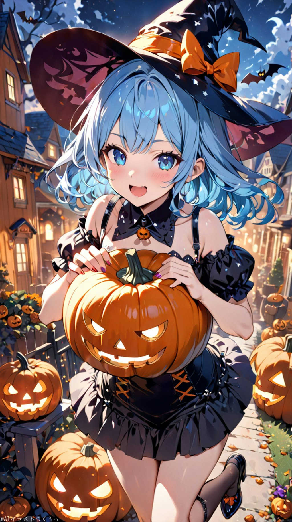 魔女っ娘4姉妹のお仕事🎃