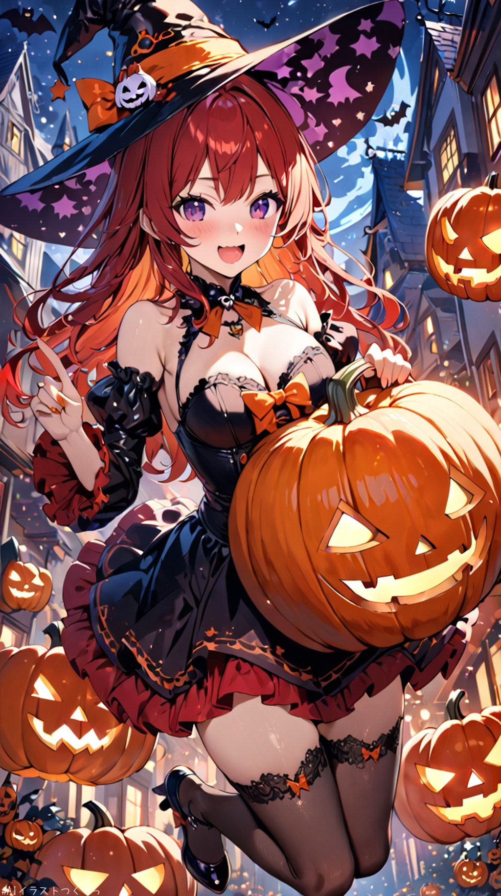 魔女っ娘4姉妹のお仕事🎃