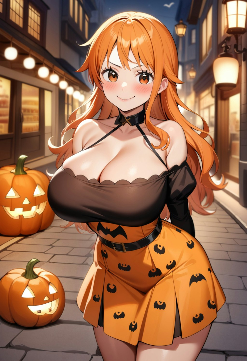 ナミ🏴‍☠️😍のジャックオーランタンドレス🎃👗