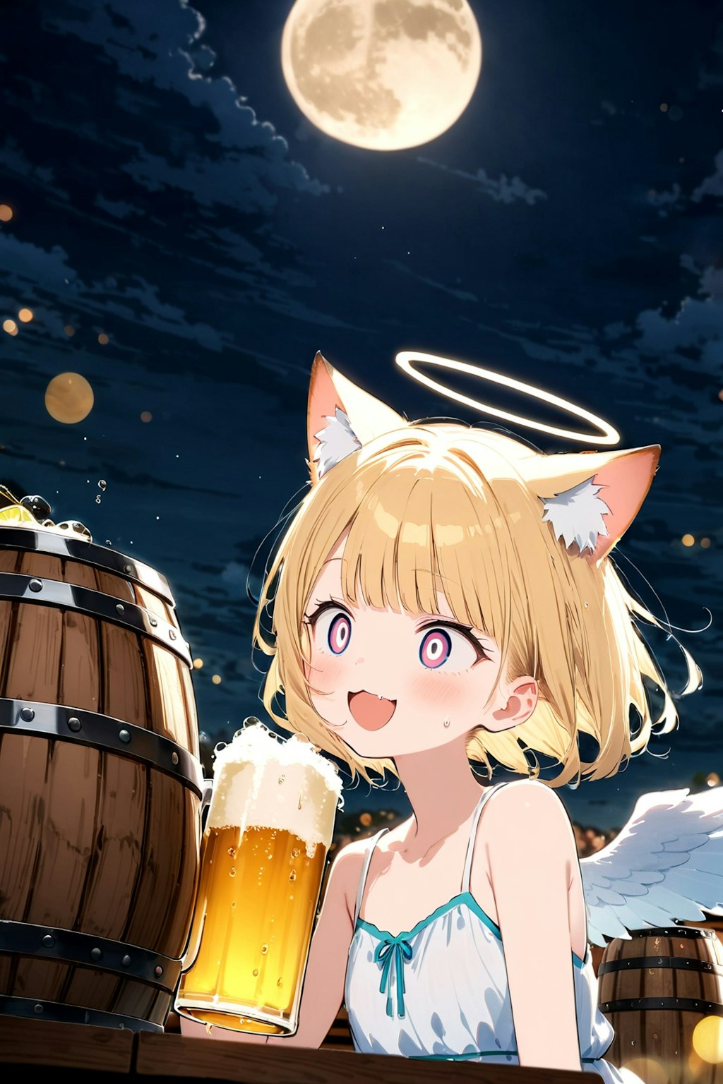 深夜０時に飲む酒はうめぇーにゃーーはぁぁぁぁぁー！狂気天使 クレイにゃん