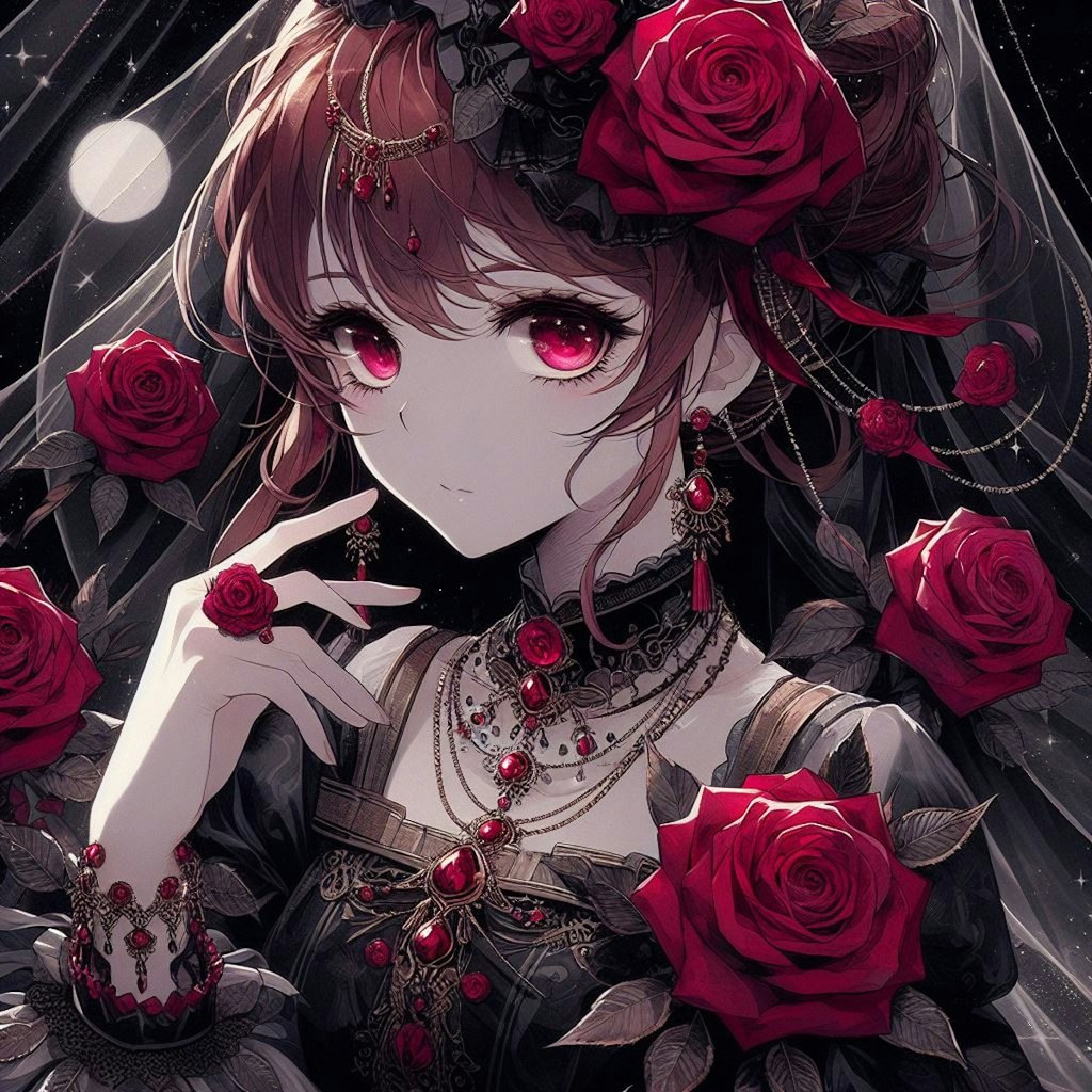 Crimson Rose Lady.
