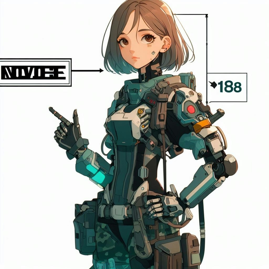 近未来の軍人女性