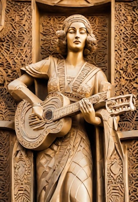 The origins of the guitar in the ancient era