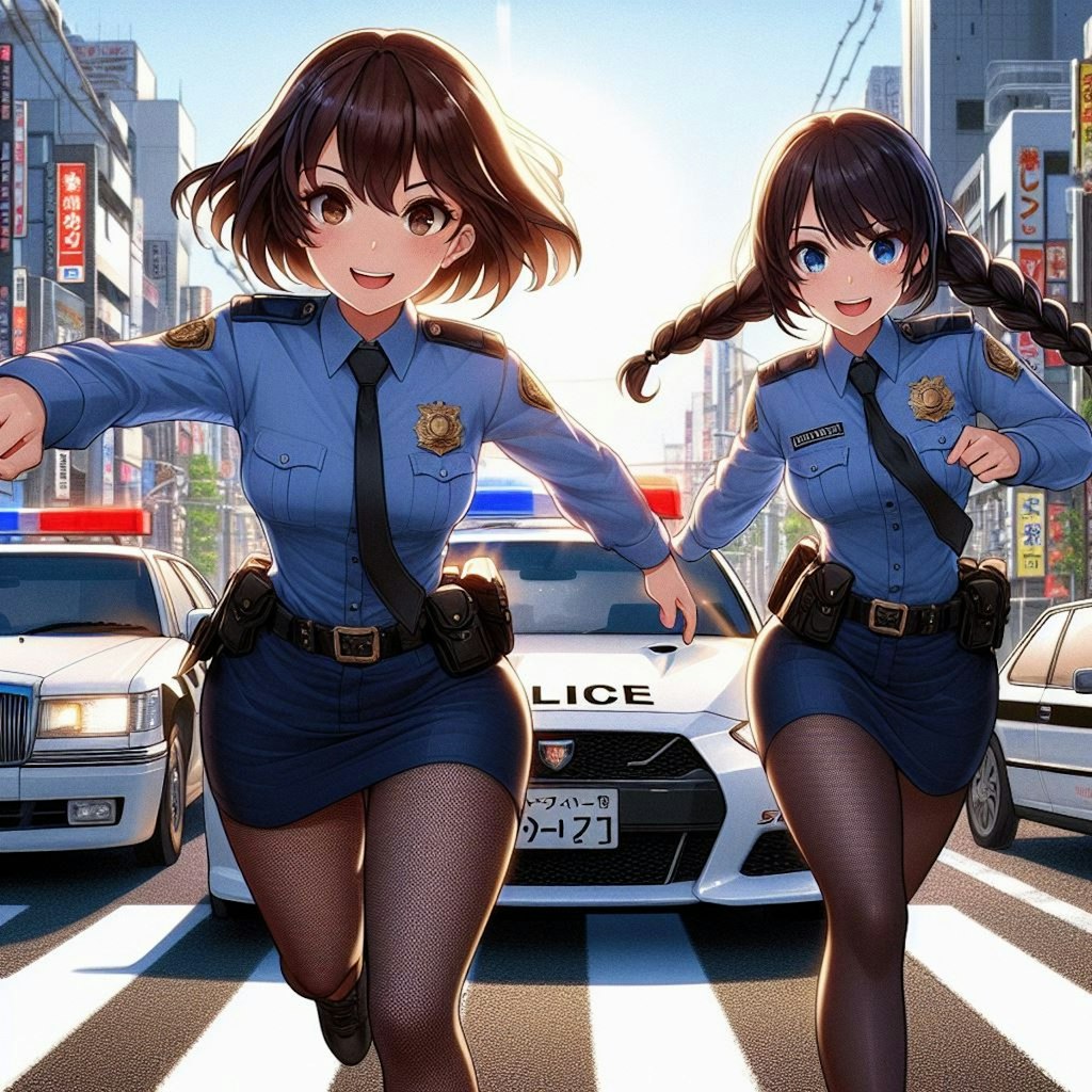 働く警察官