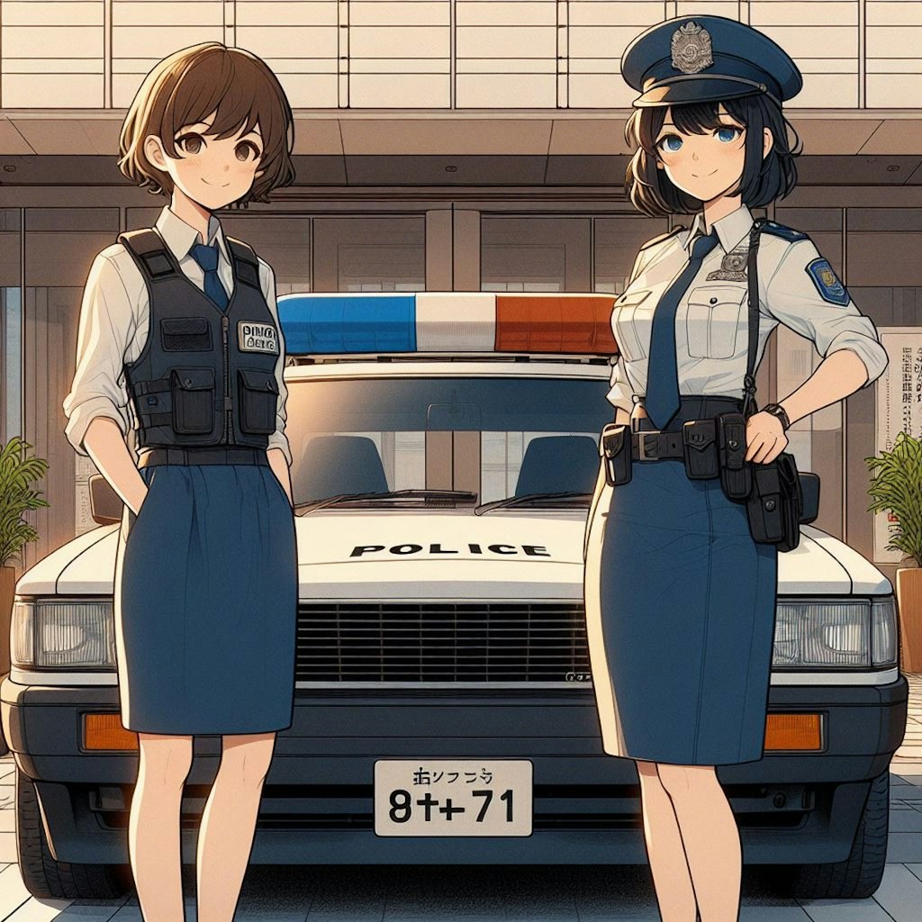 働く警察官