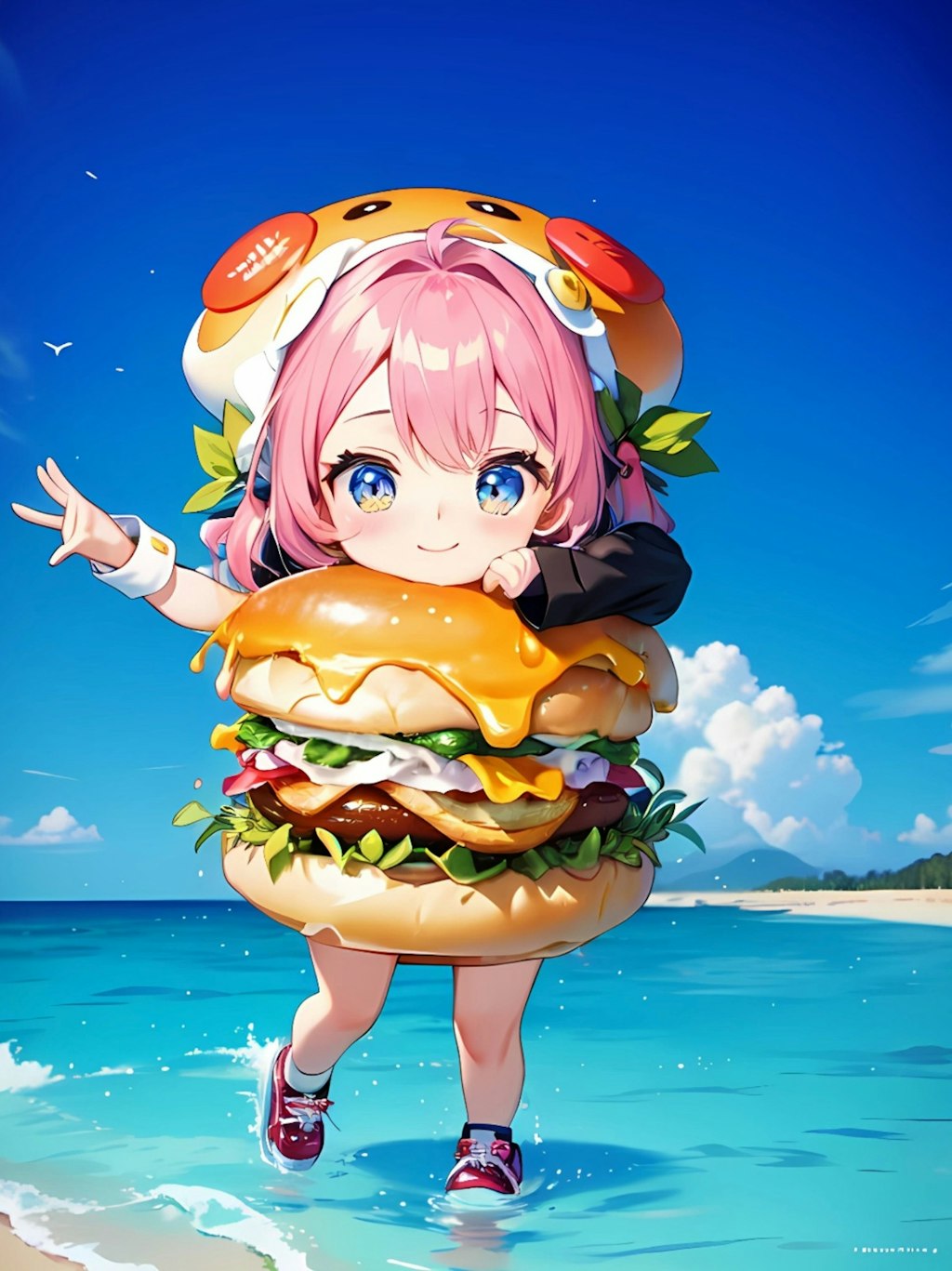 ハンバーガー娘ちゃん