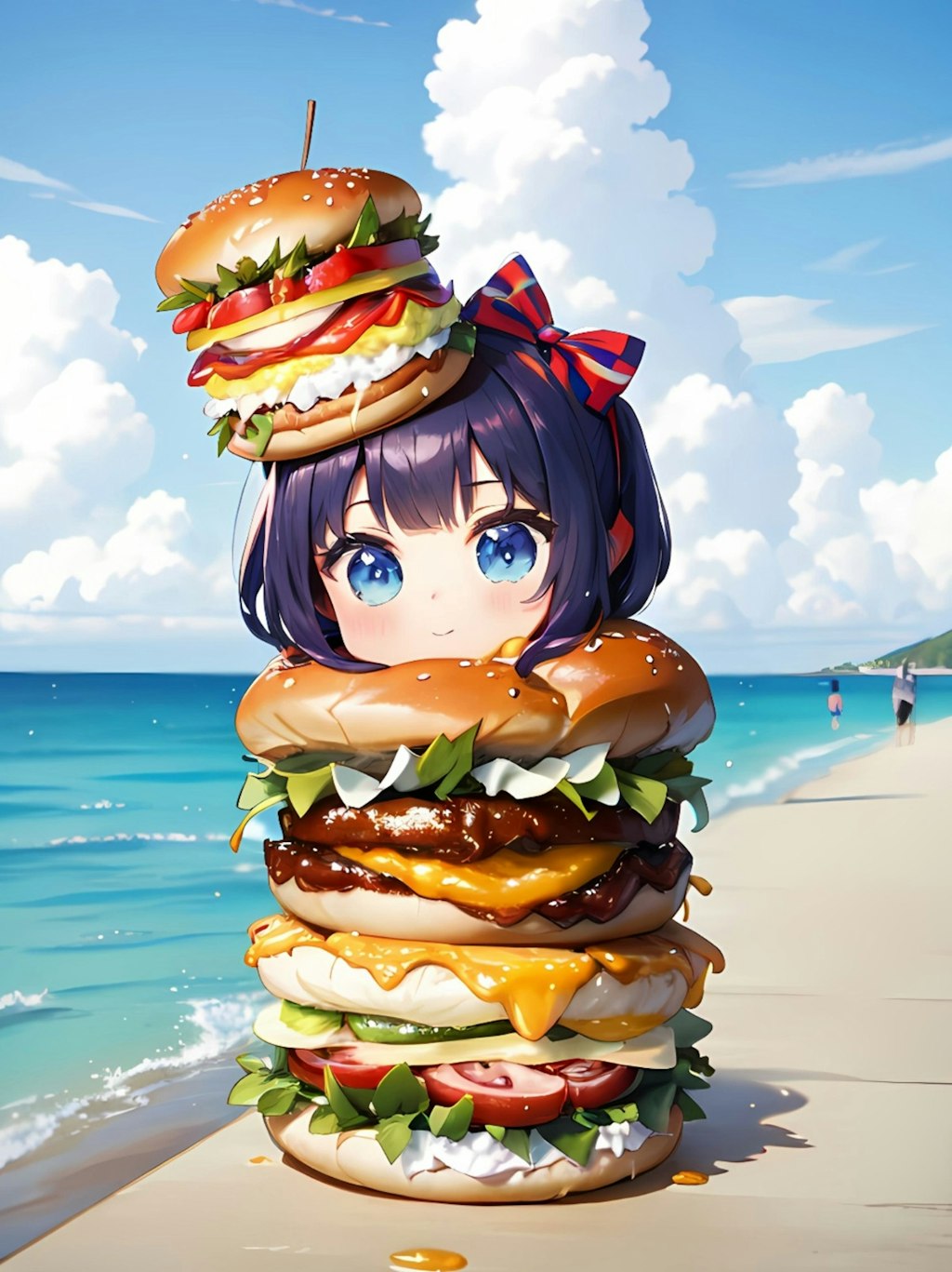 ハンバーガー娘ちゃん