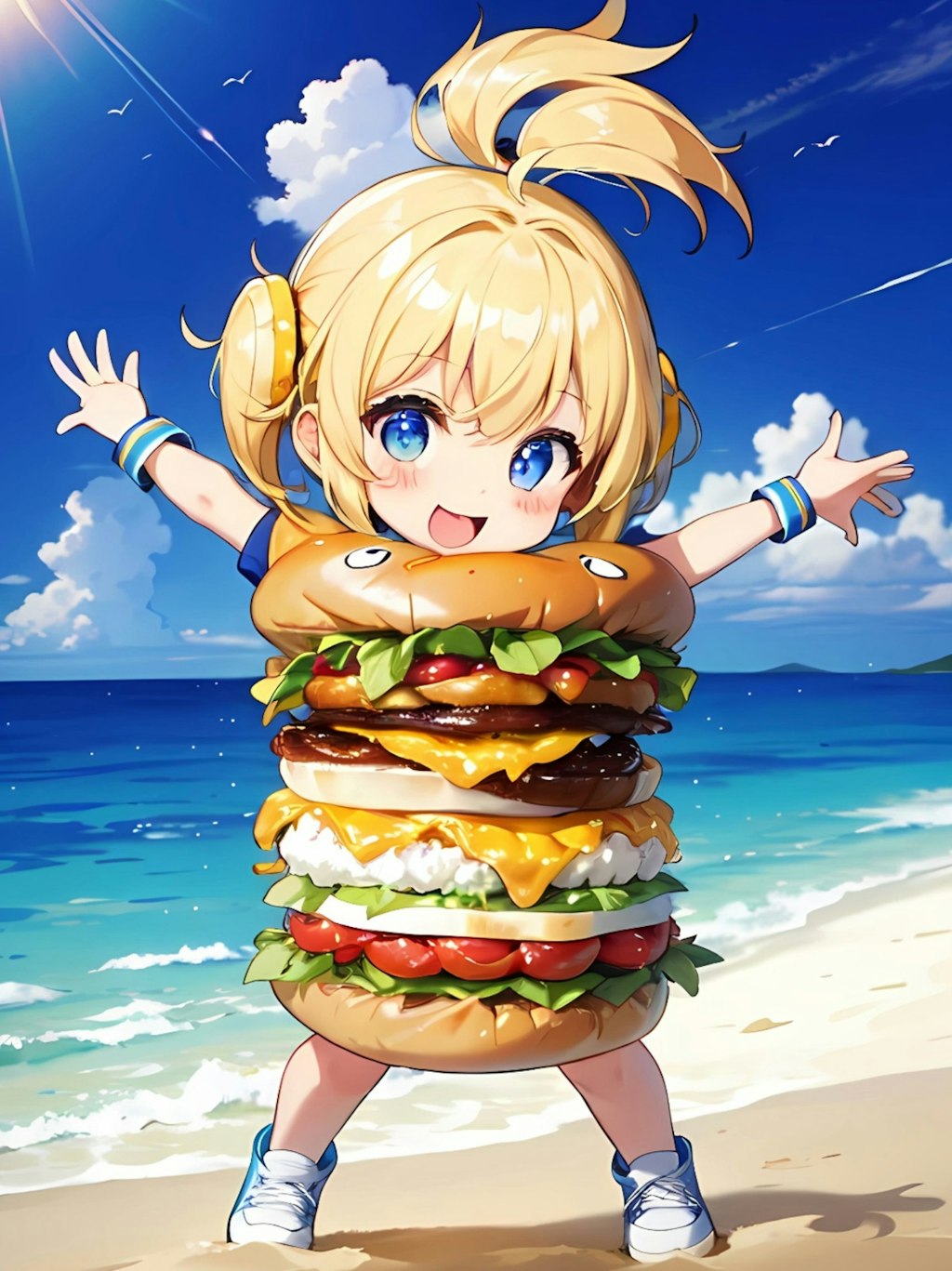 ハンバーガー娘ちゃん