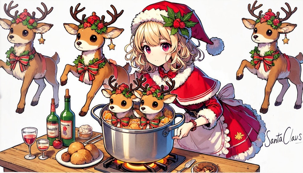 クリスマスのおもてなし (お料理がんばる⑨)