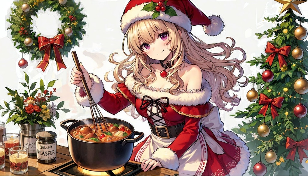 クリスマスのおもてなし (お料理がんばる⑨)