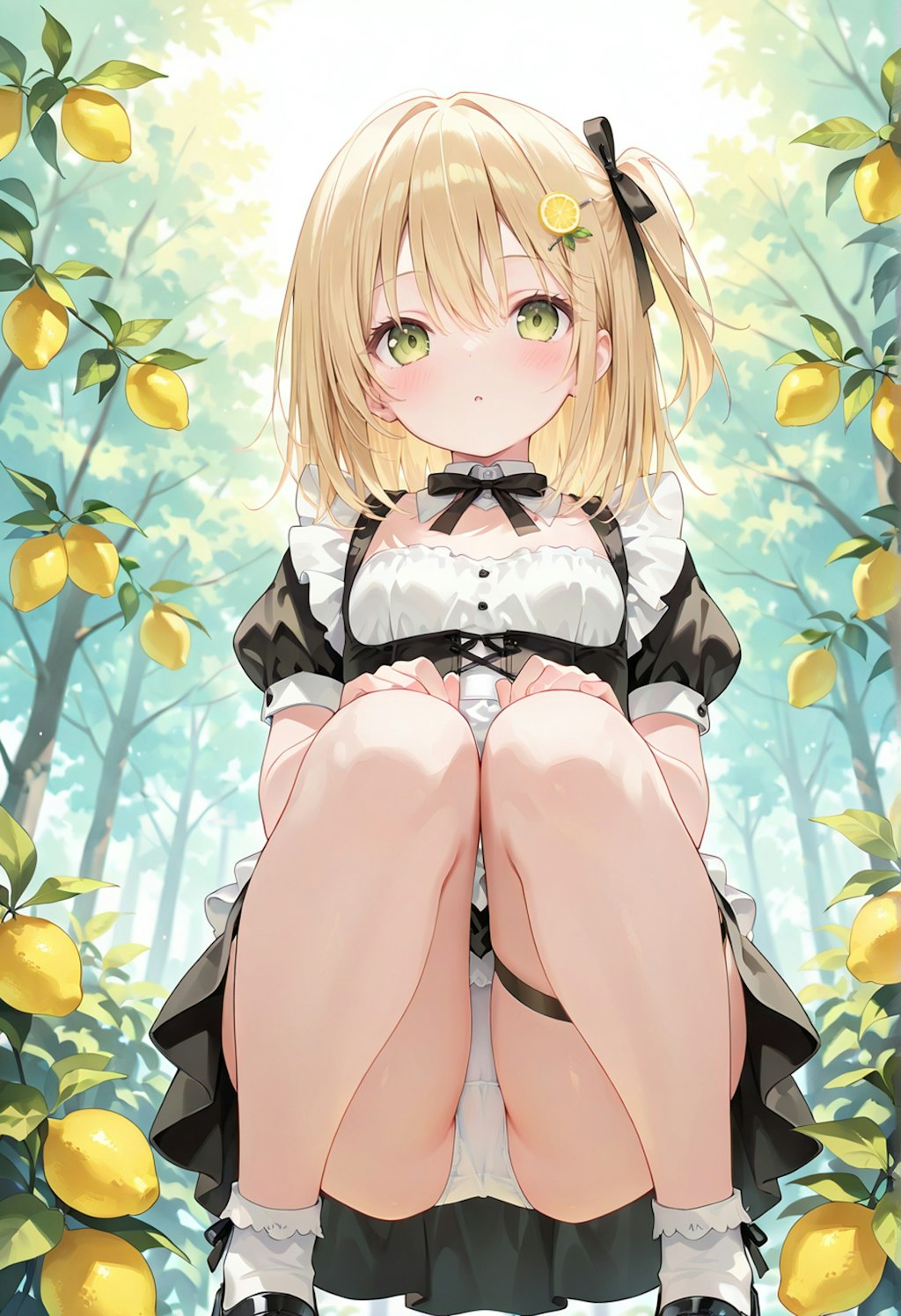 🍋ちゃん黒メイド服