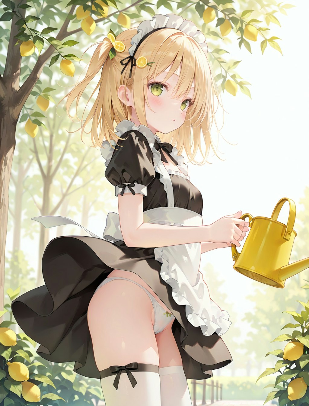 🍋ちゃん黒メイド服