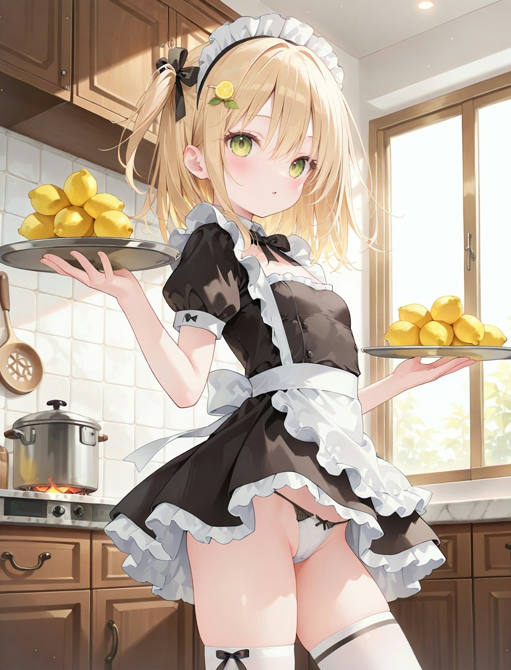 🍋ちゃん黒メイド服