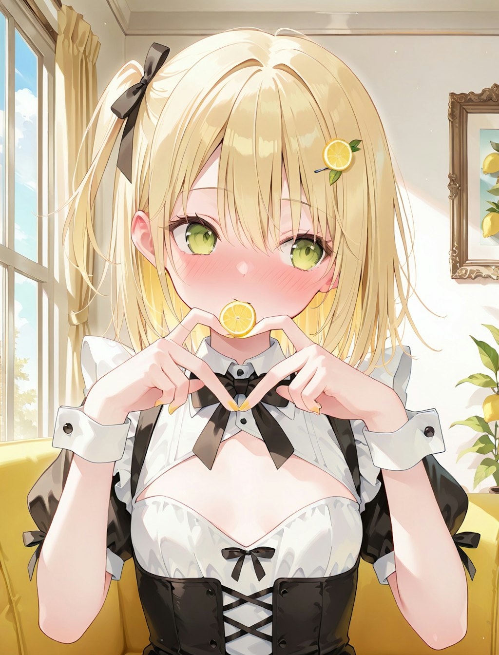 🍋ちゃん黒メイド服