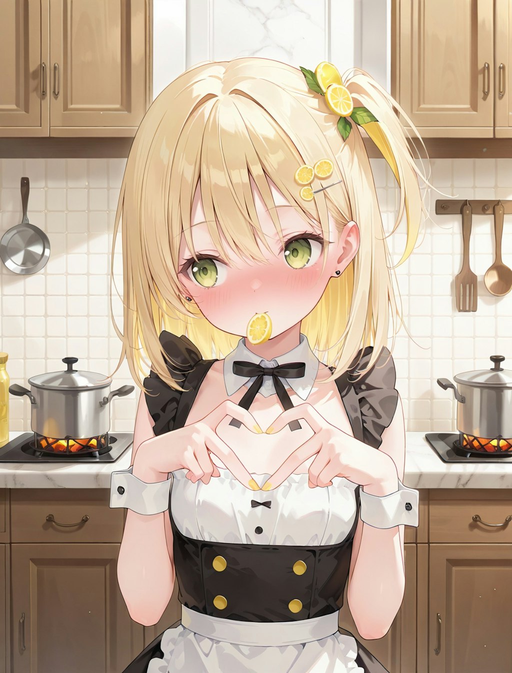 🍋ちゃん黒メイド服