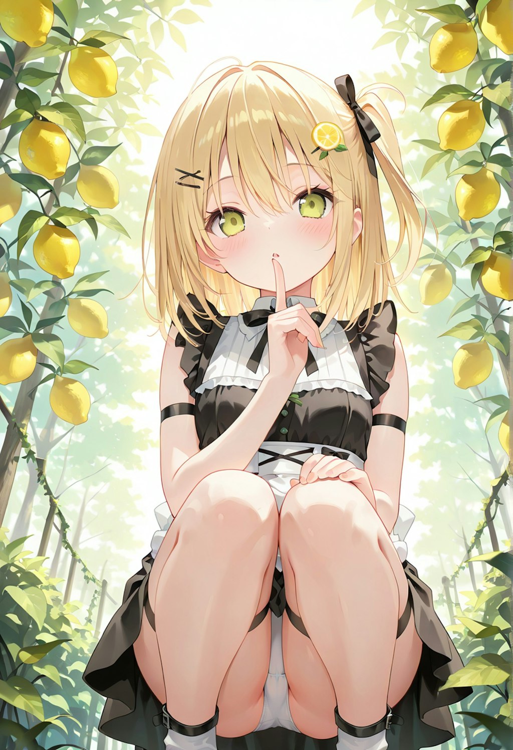 🍋ちゃん黒メイド服