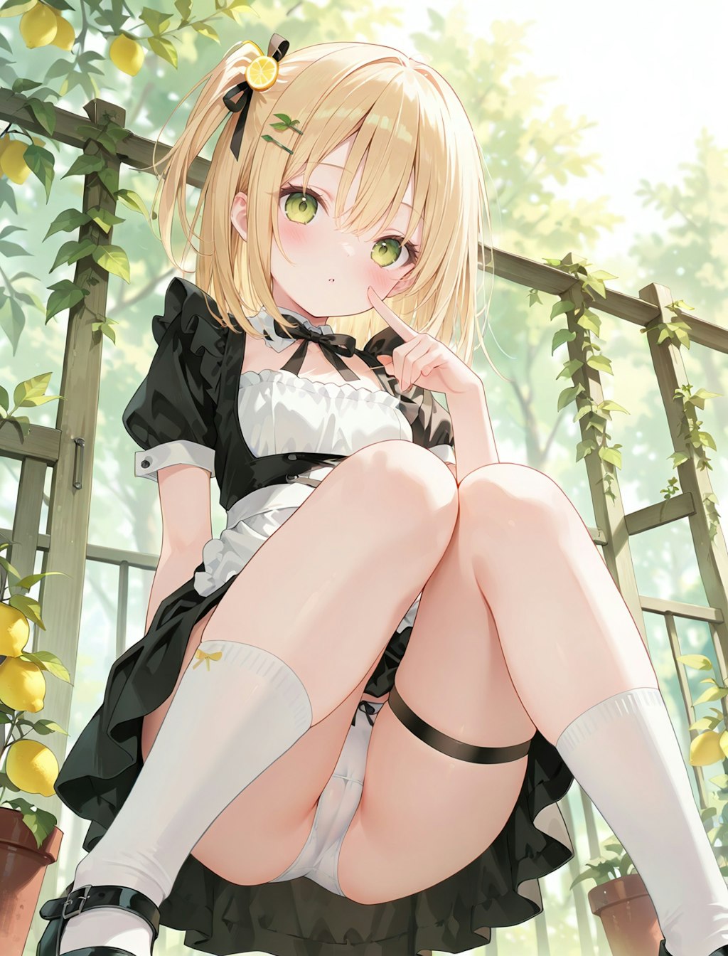 🍋ちゃん黒メイド服