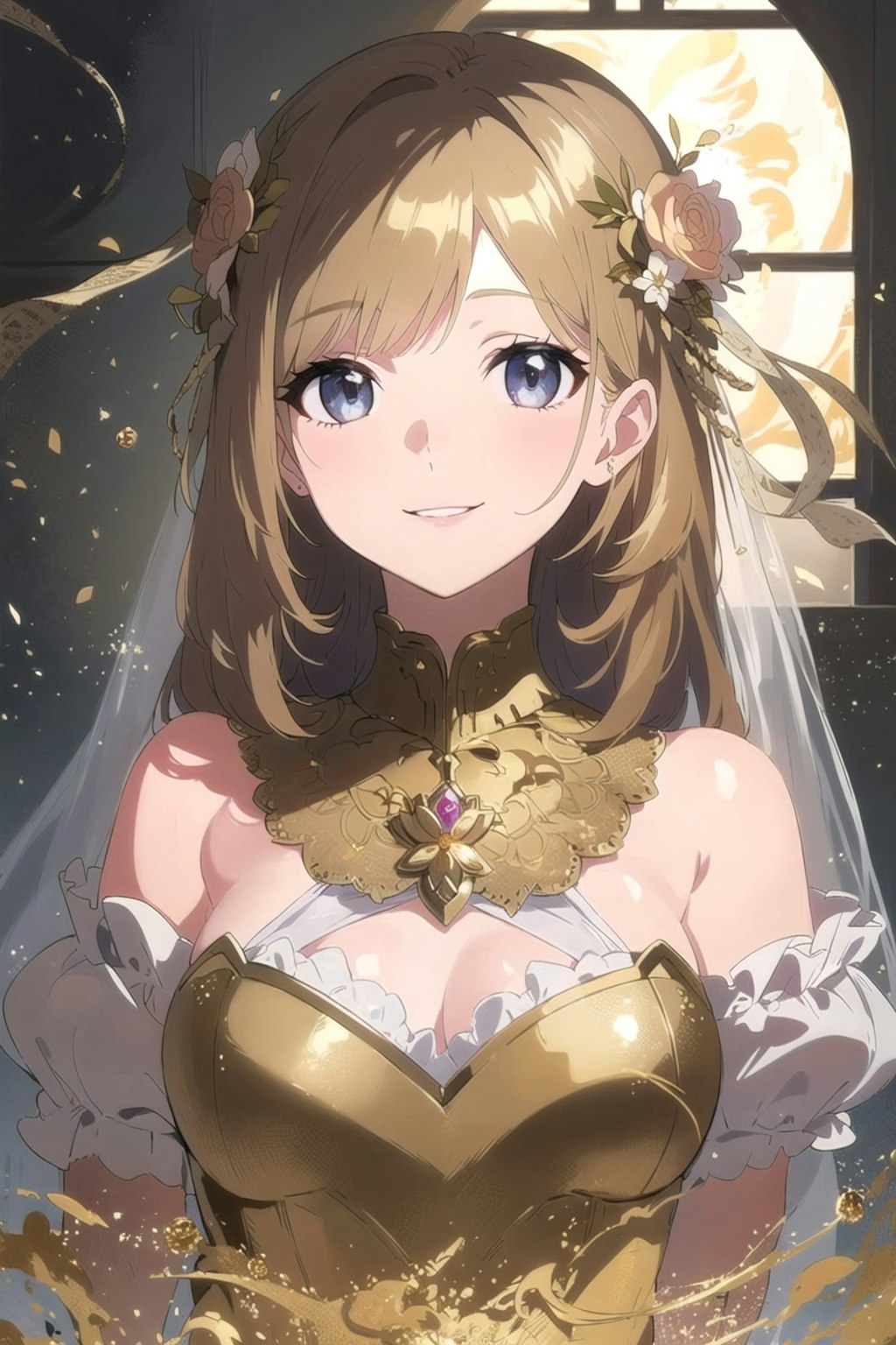 金色の花嫁