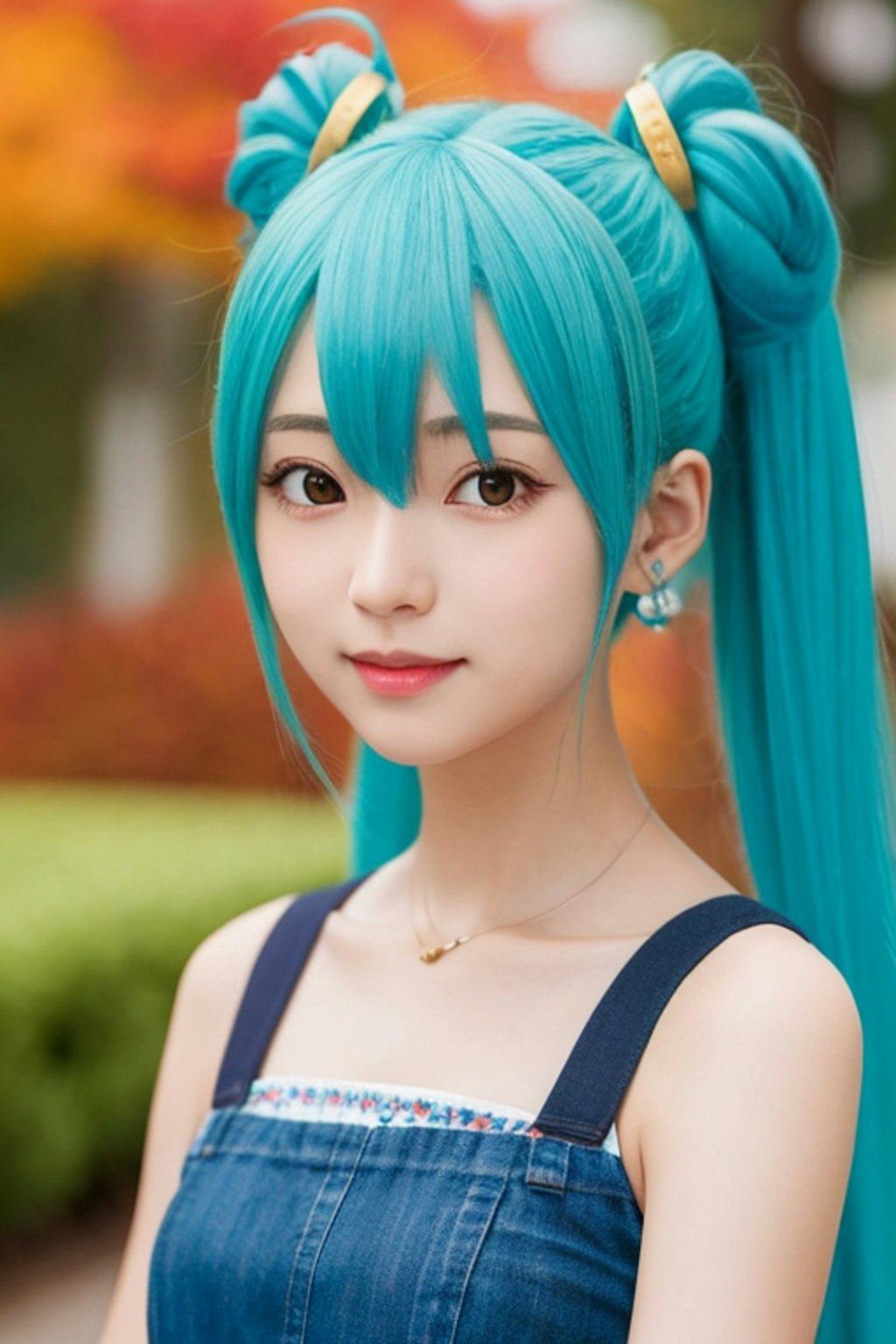 ヘアスタイル（初音ミク風）