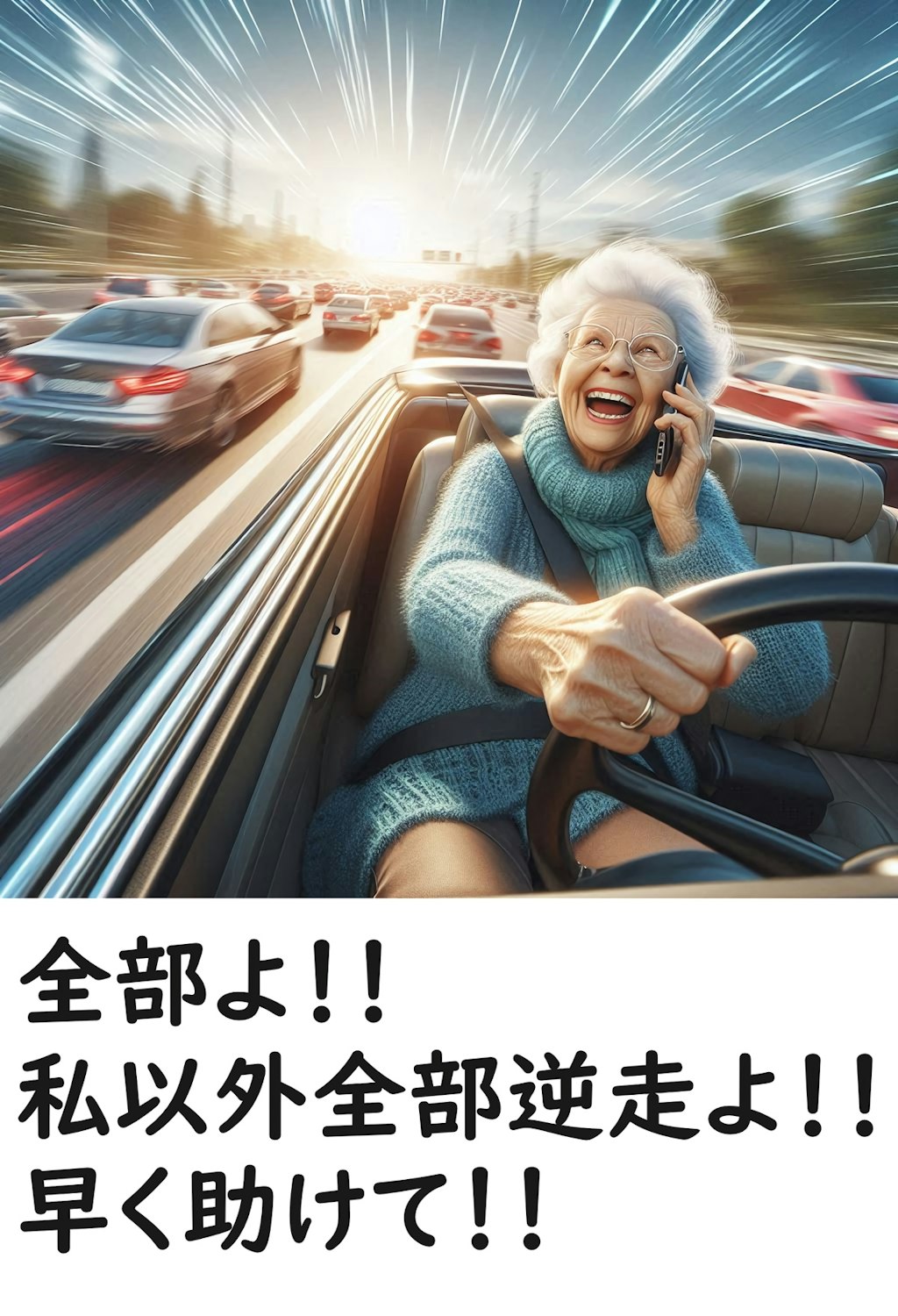 逆走車両