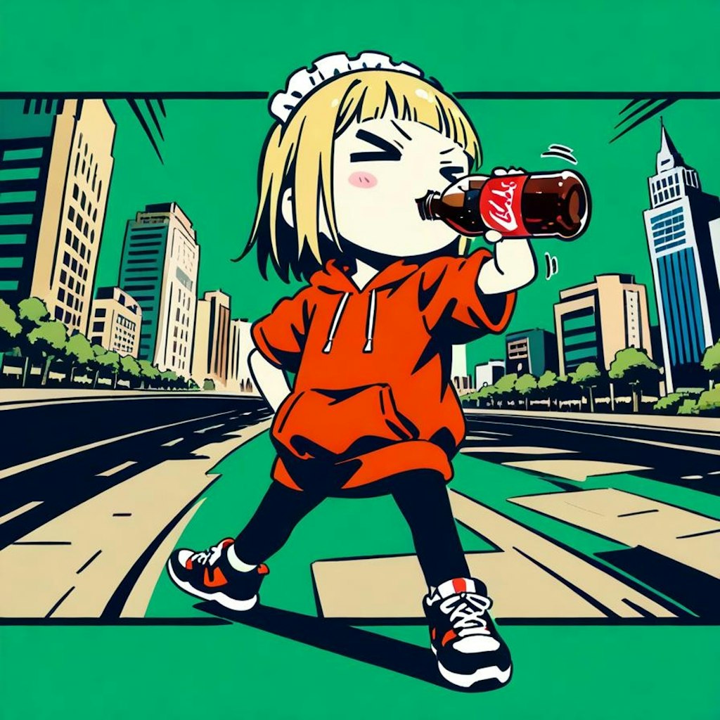 颯爽たるメイドちゃん🍕✨