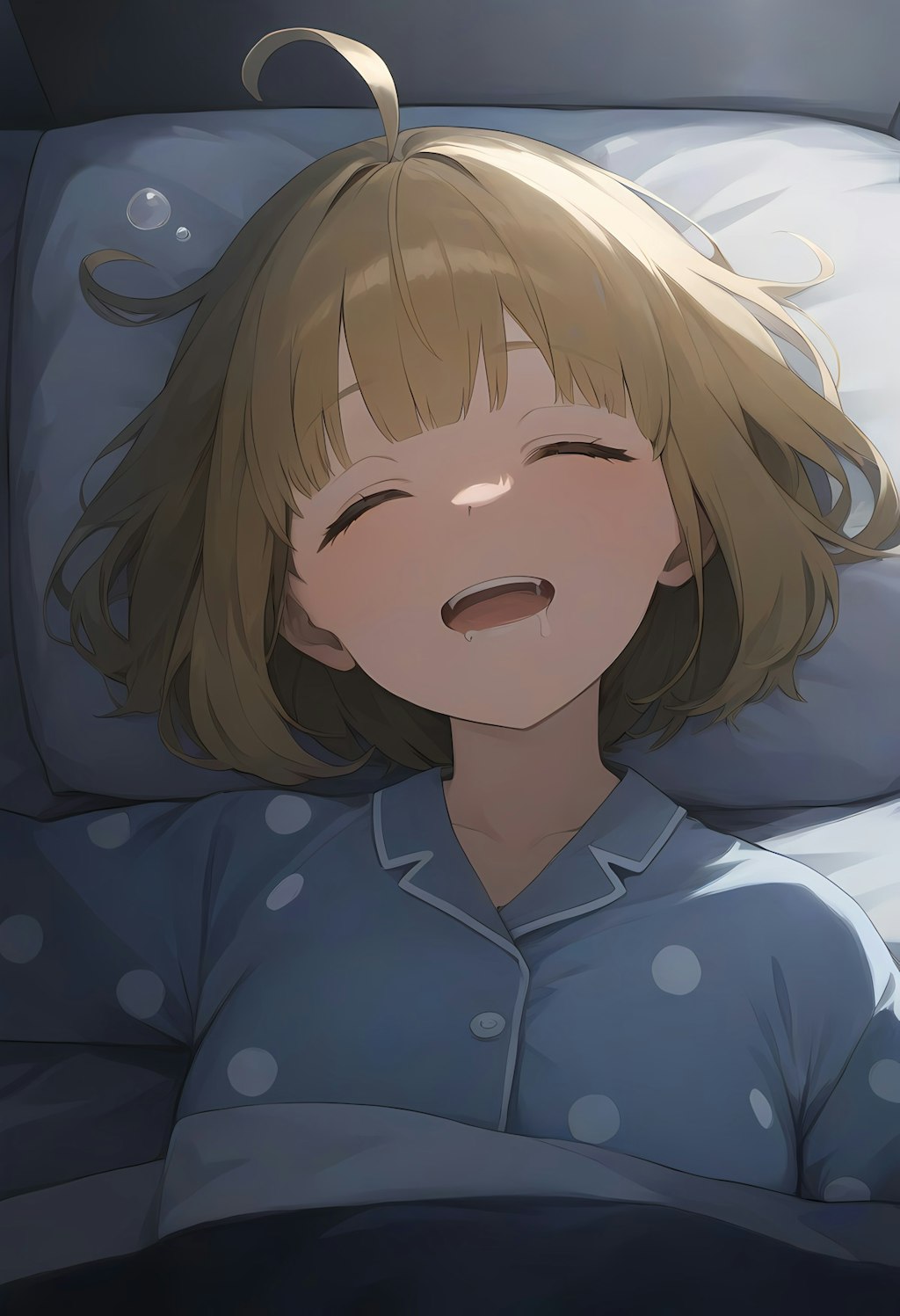 少女睡眠中