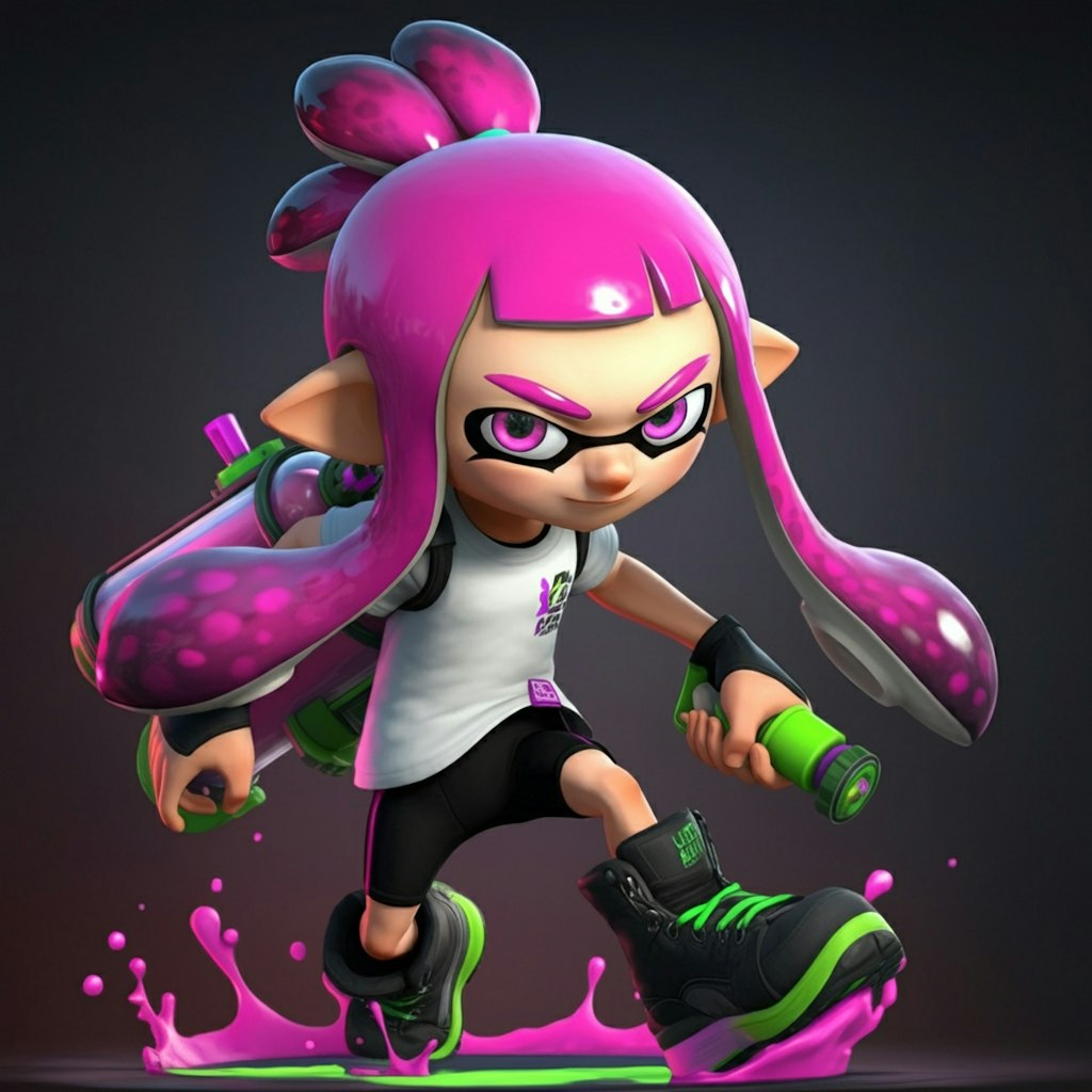 スプラトゥーン風