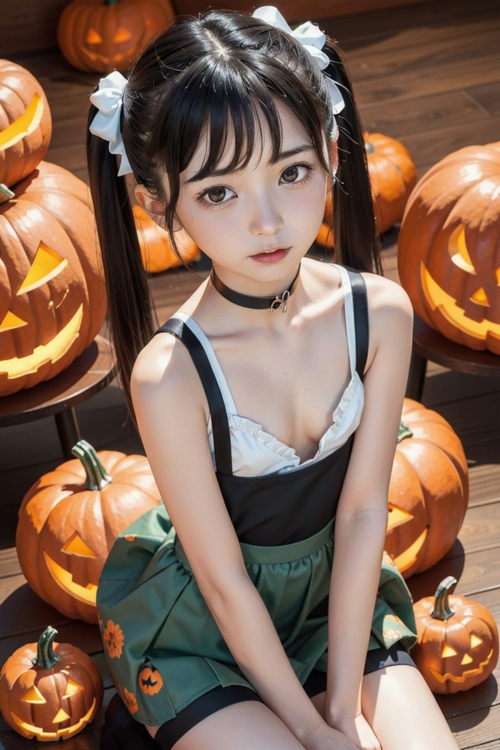 【ハロウィン】ツインテールの女の子