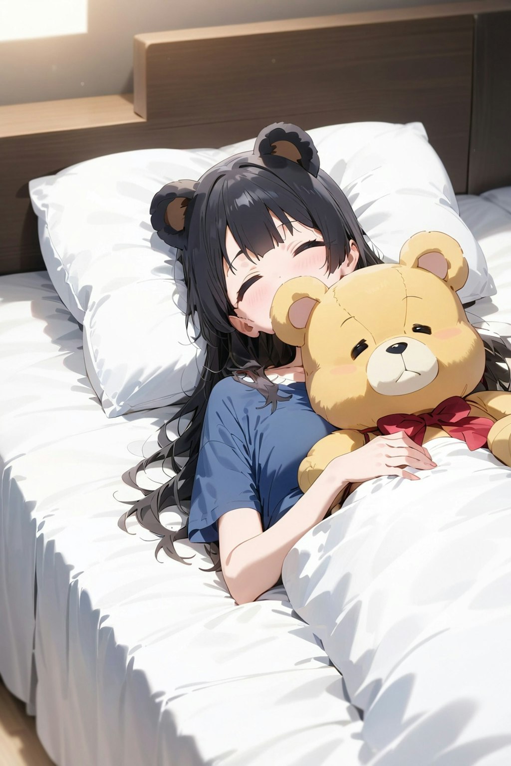 Bear Musume is sleeping...