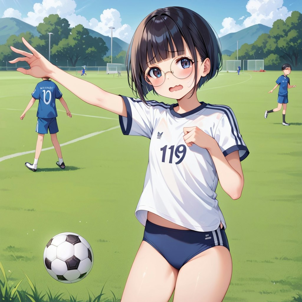 サッカーはにがてぢゃ