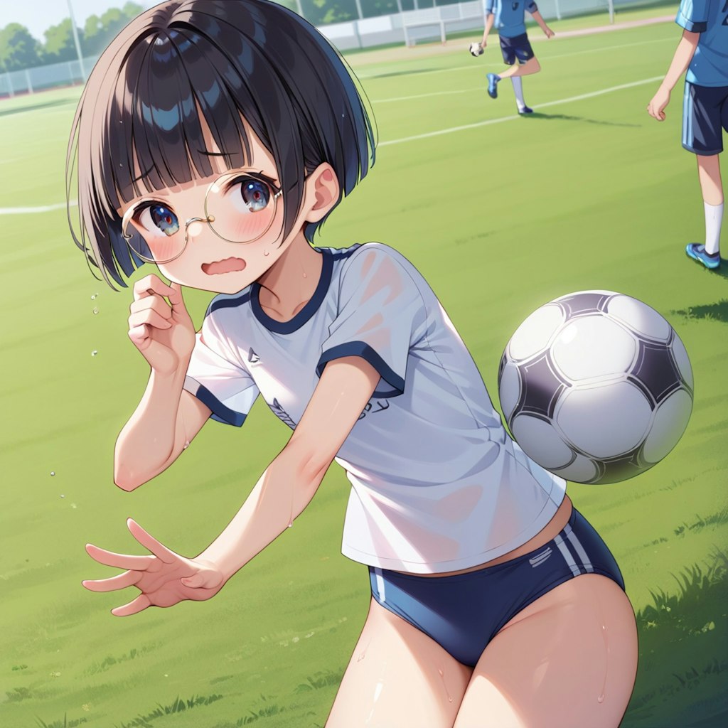 サッカーはにがてぢゃ