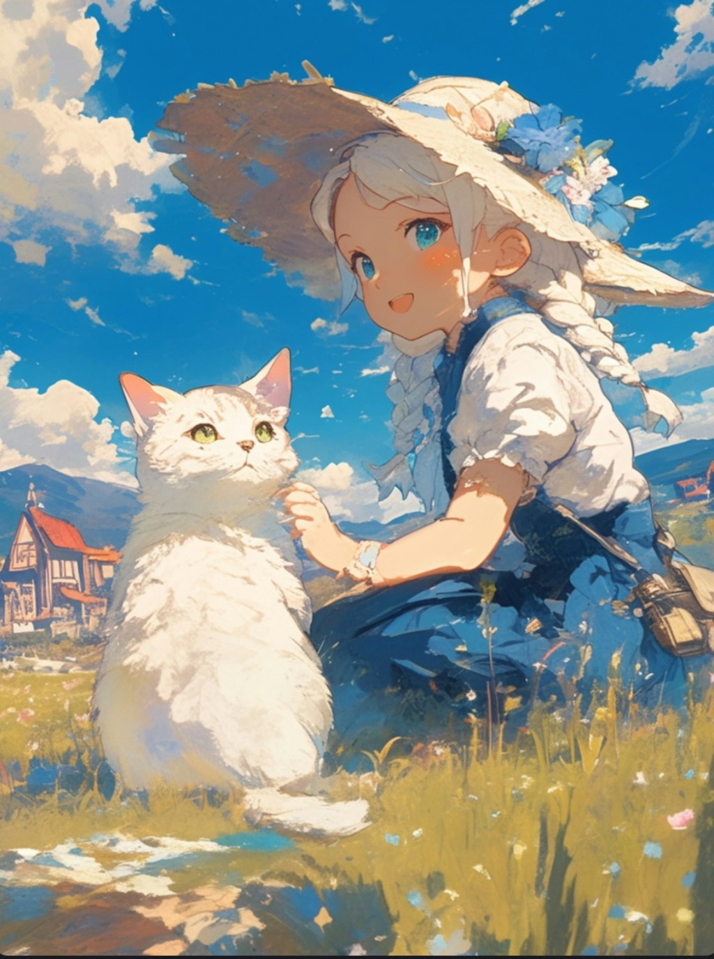 🐈️と👧