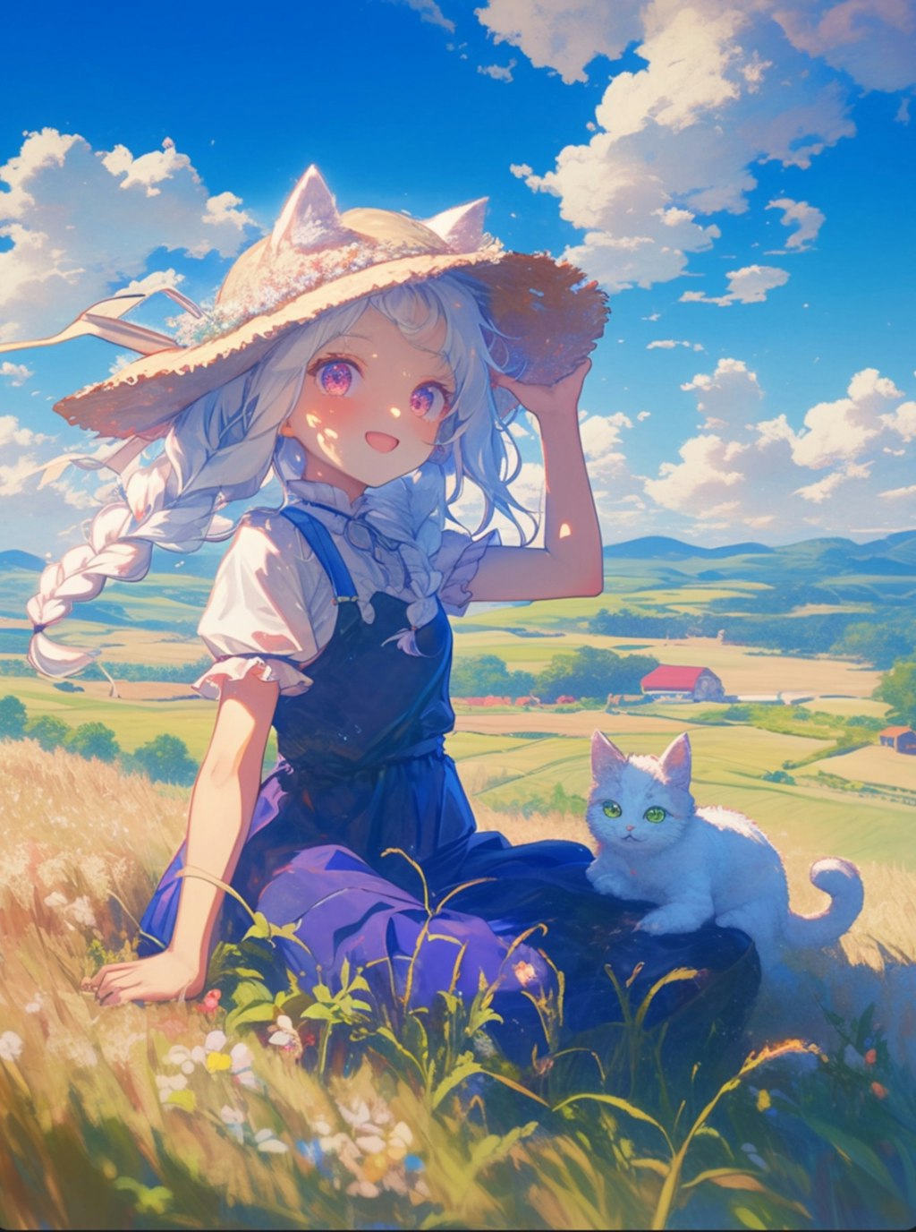 🐈️と👧