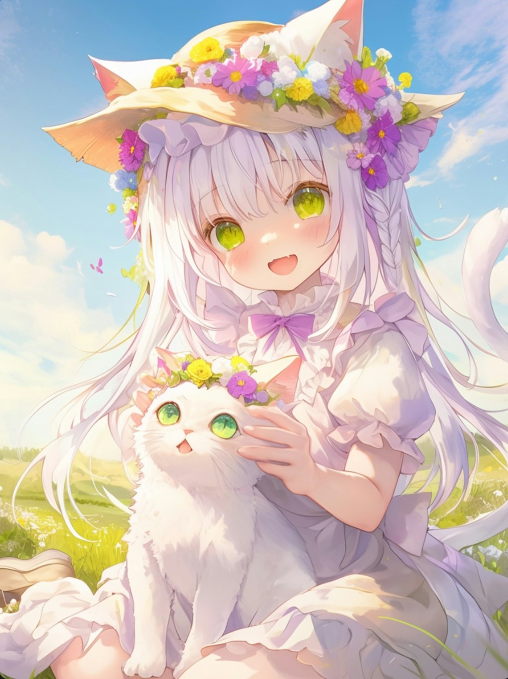 🐈️と👧