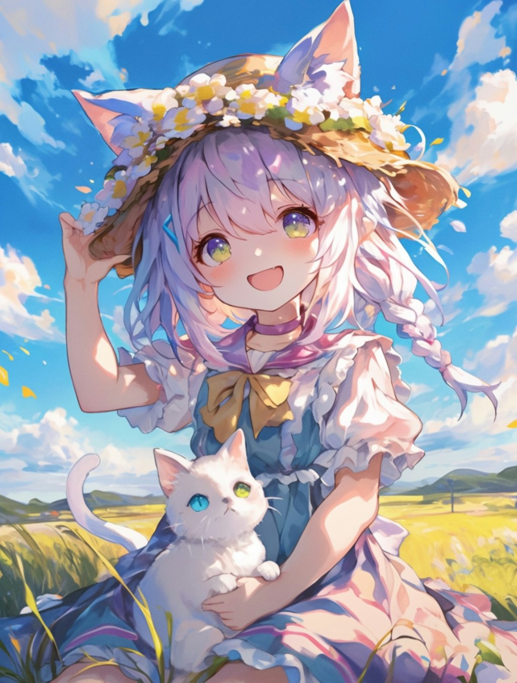 🐈️と👧