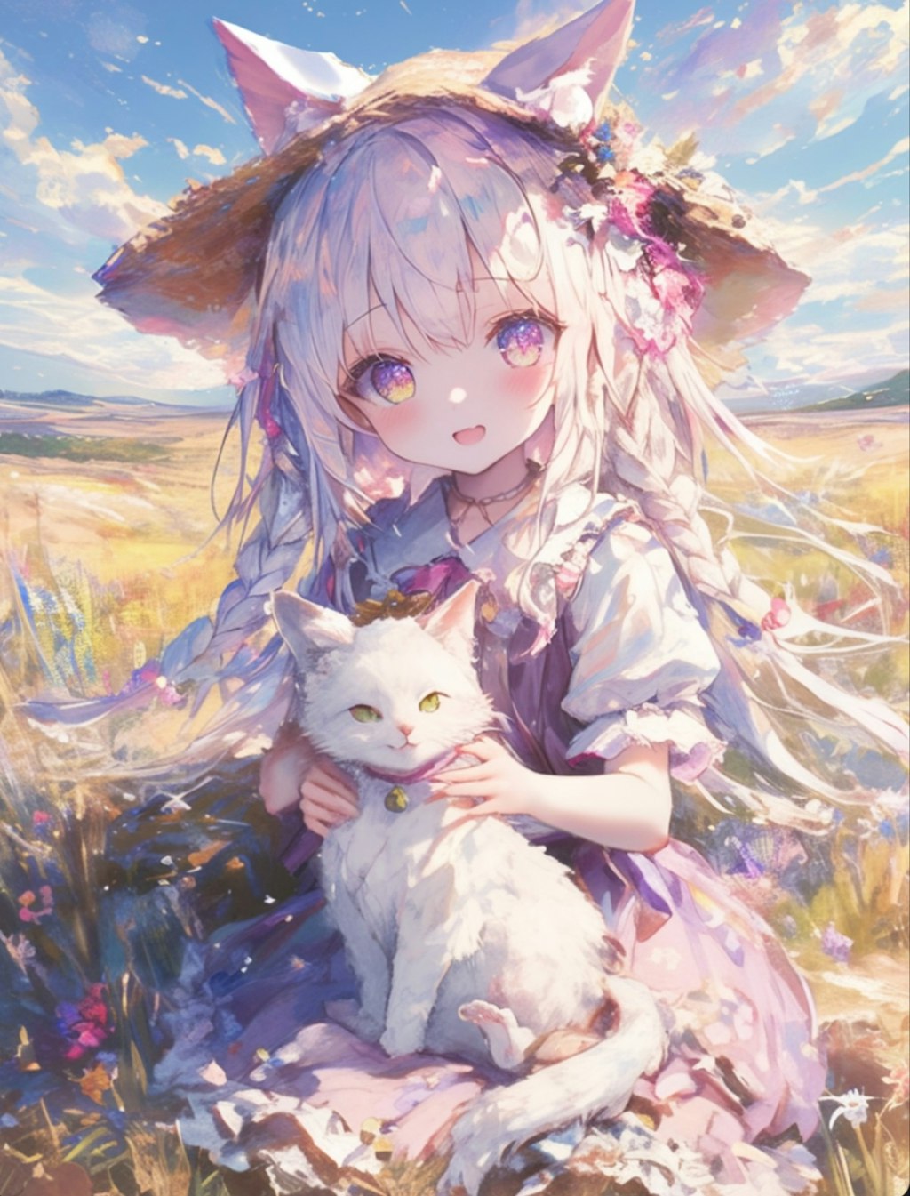 🐈️と👧